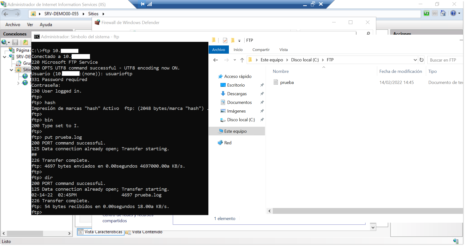 Part 5 - Check the connection and upload a file