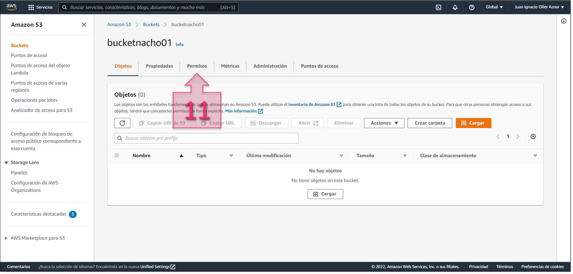 Part 2 - Click on the "Permissions" tab