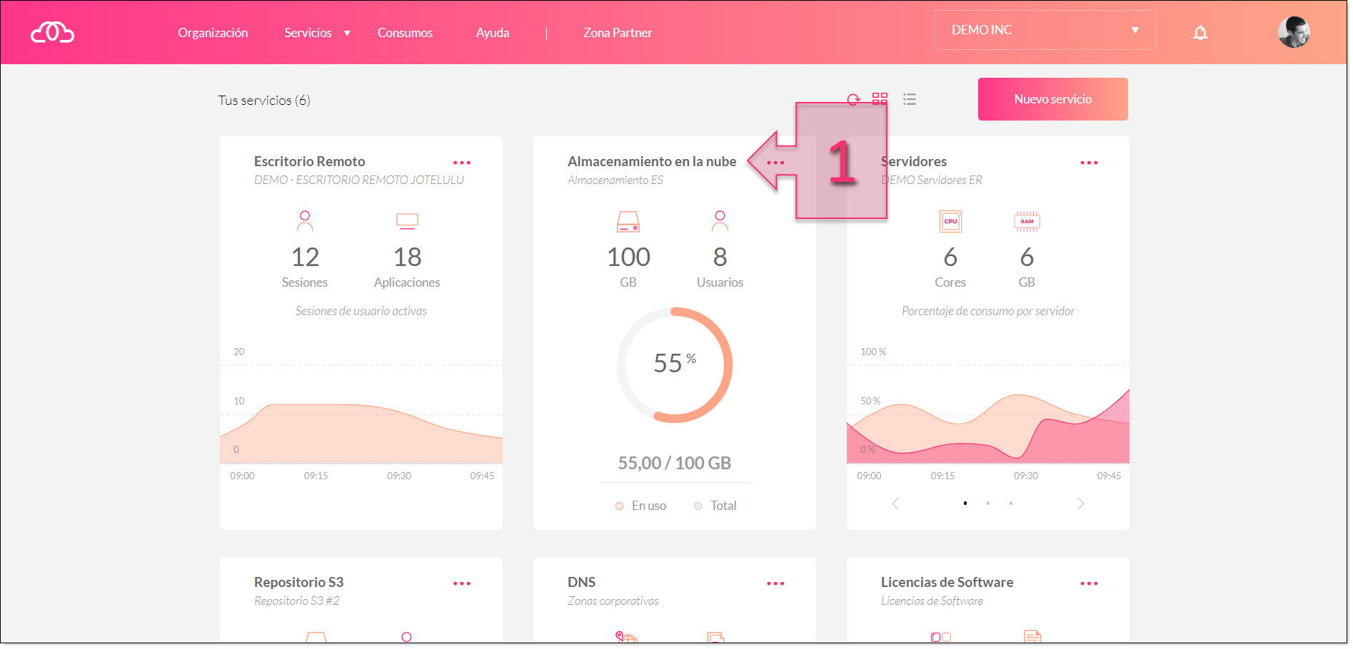 Image - Open the Cloud Storage section on the Jotelulu platform Image - Open the Cloud Storage section on the Jotelulu platform