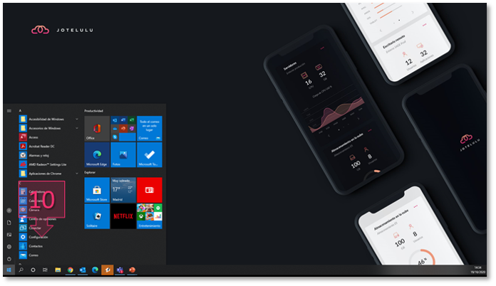 Step 3. Open Settings on the user device