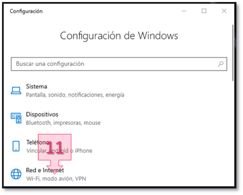 Step 3. Go to Settings > Network and Internet on the user device.