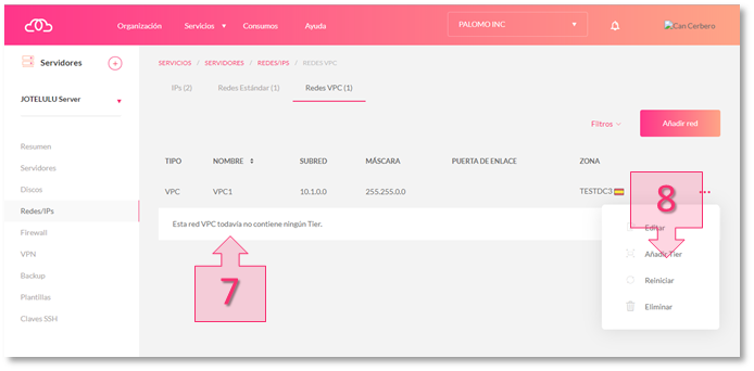 Step 3. Add the tier to your VPC network Step 3. Add the tier to your VPC network