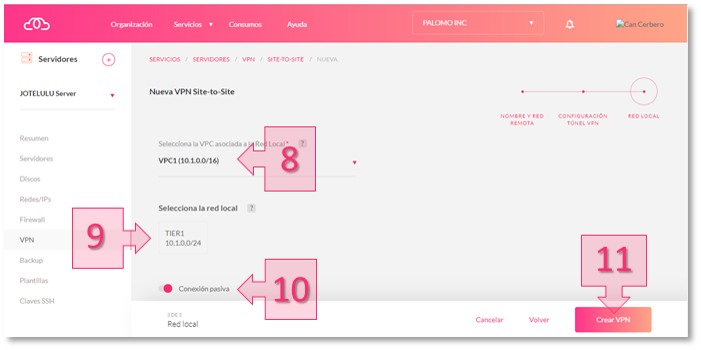 Step 5. Configure the local network