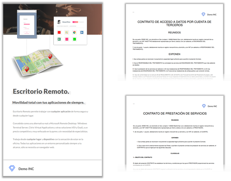 Imagem: Documentação e contratos para cliente final 100% personalizados