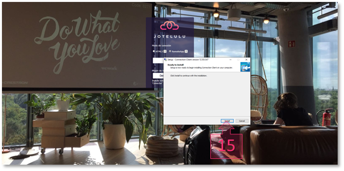 Step 3. Run and install the plug-in to improve integration between the cloud and the local device.