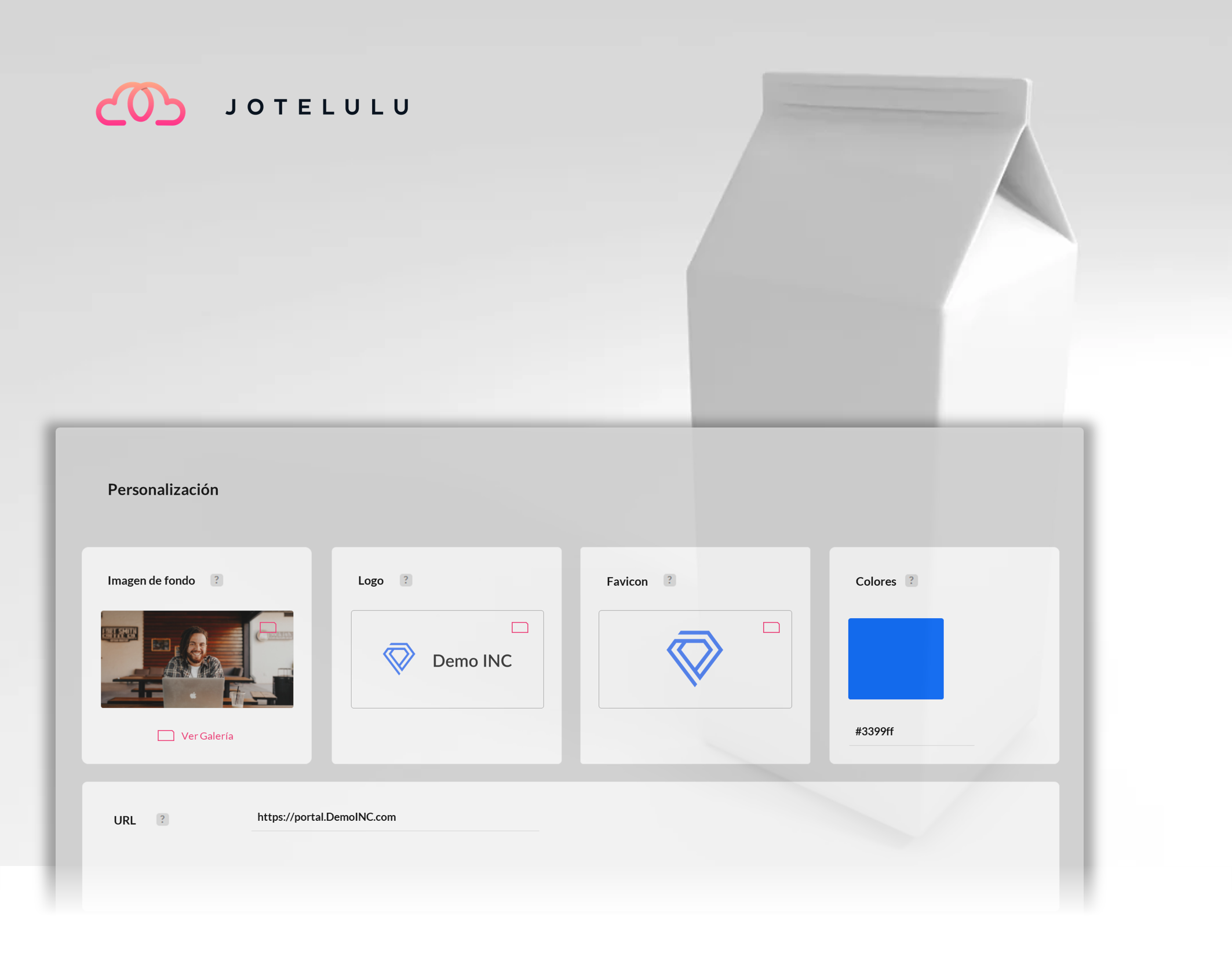 Imagem. Plataforma e serviços cloud 100% marca branca