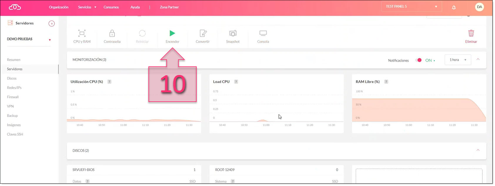 Part 1 - Boot the Ubuntu server