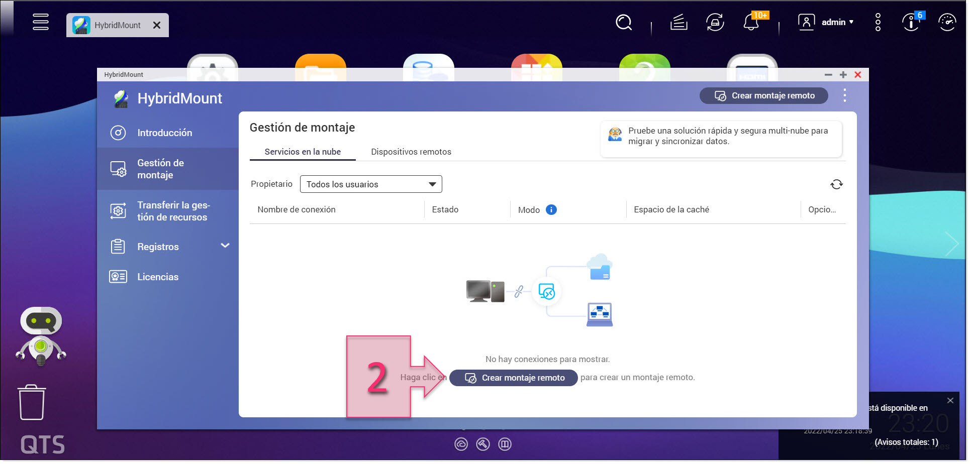 Create a mount point