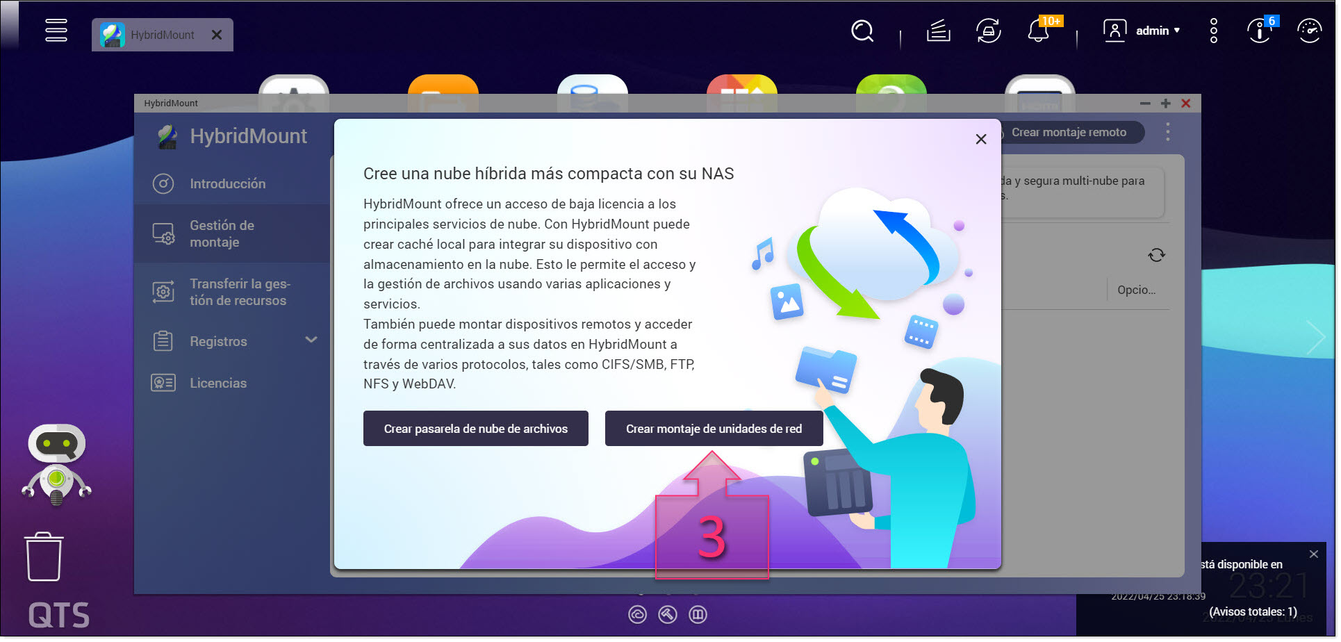 Creating a mount point