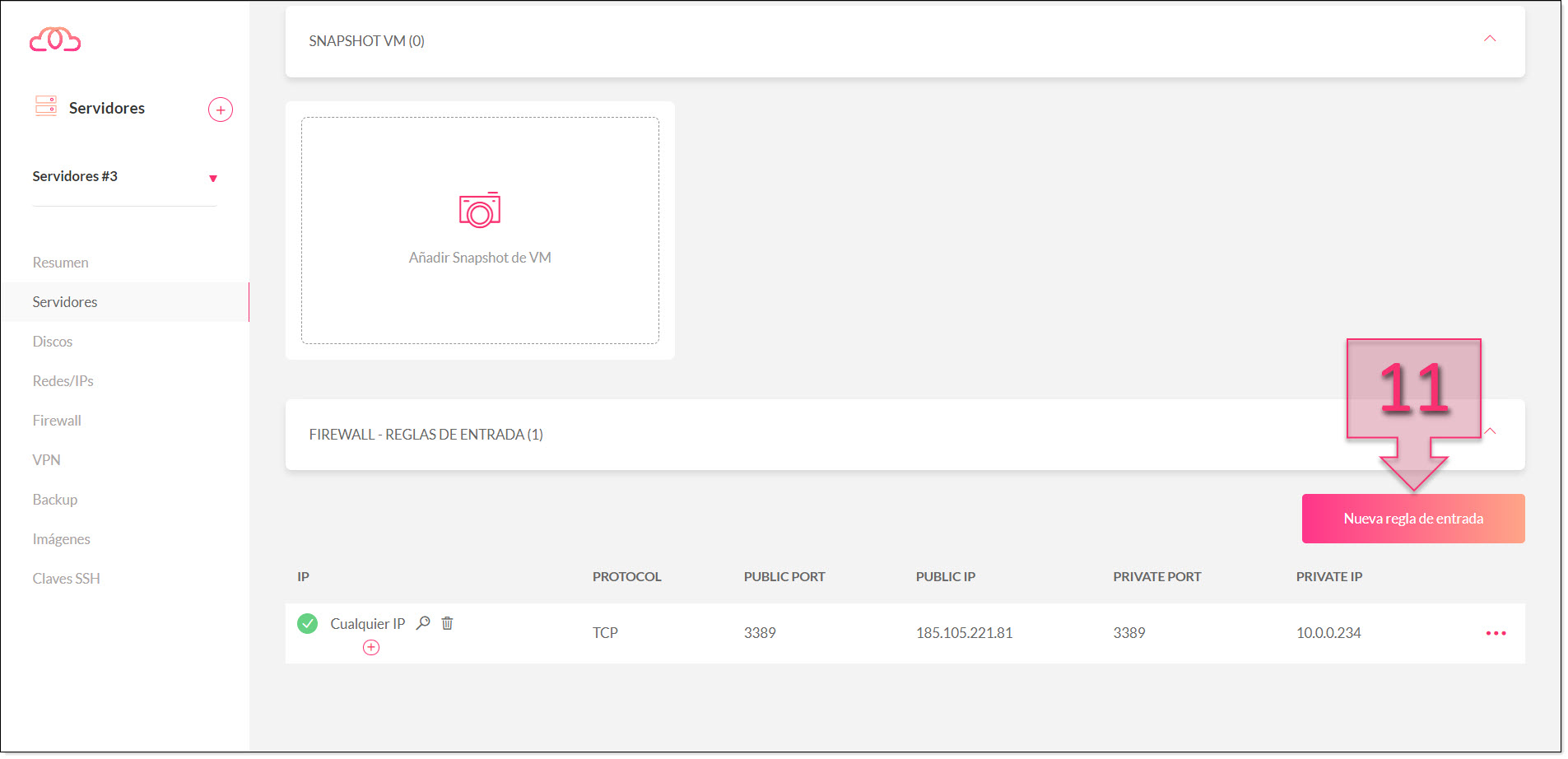 Part 1 - Create a new inbound rule to connect using SSH