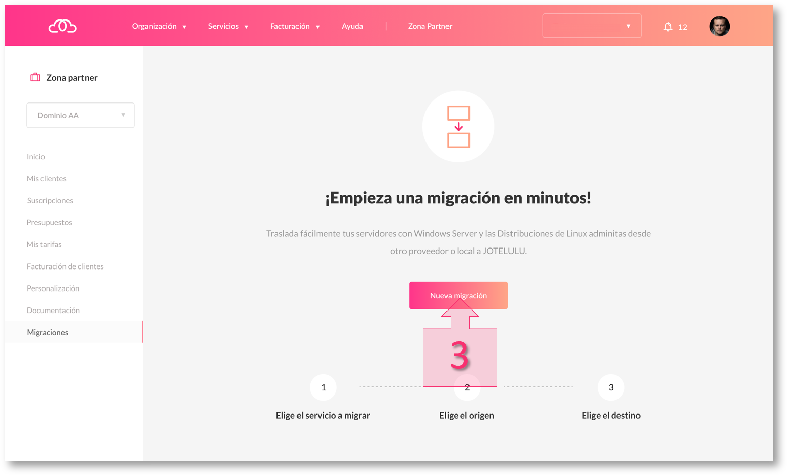 Part 1 - Launch a new migration