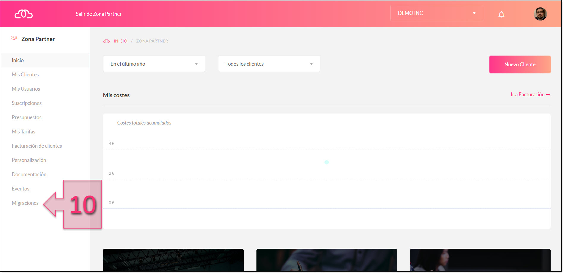 Part 2 - Go to the Migration section