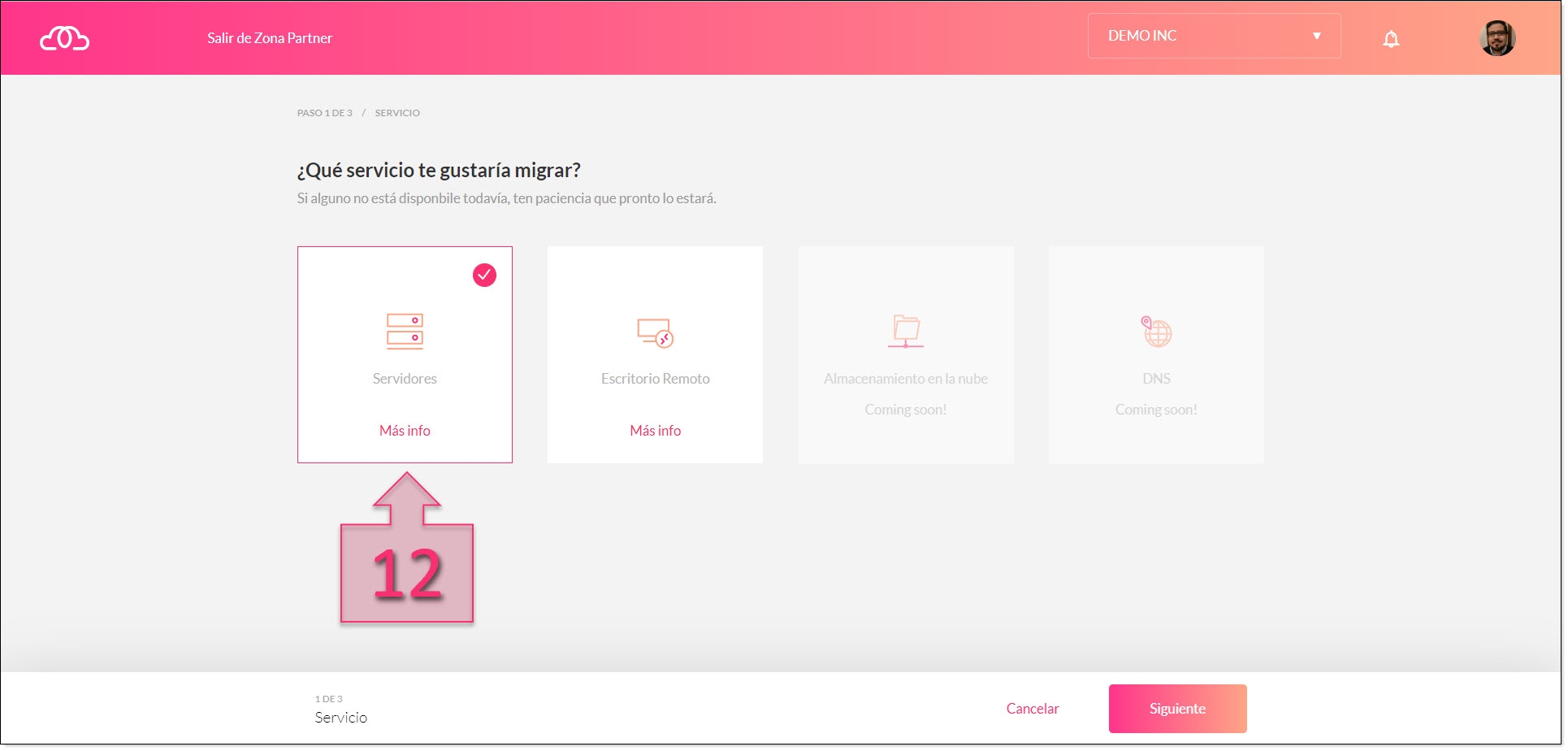 Part 2 - Click on "Servers"